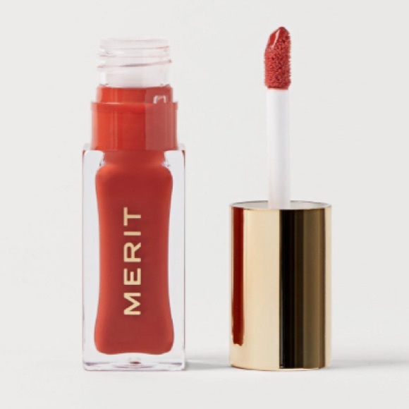 merit Other - ⚫️ Merit Beauty Shade Slick Tinted Lip Oil Color CARA CARA Full-Size New